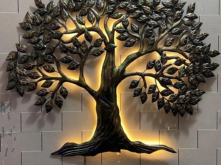 Metal wall art at J.K. Fabricaters