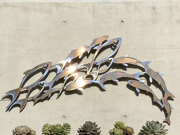 Mild steel decorative wall hanging at J.K. Fabricaters