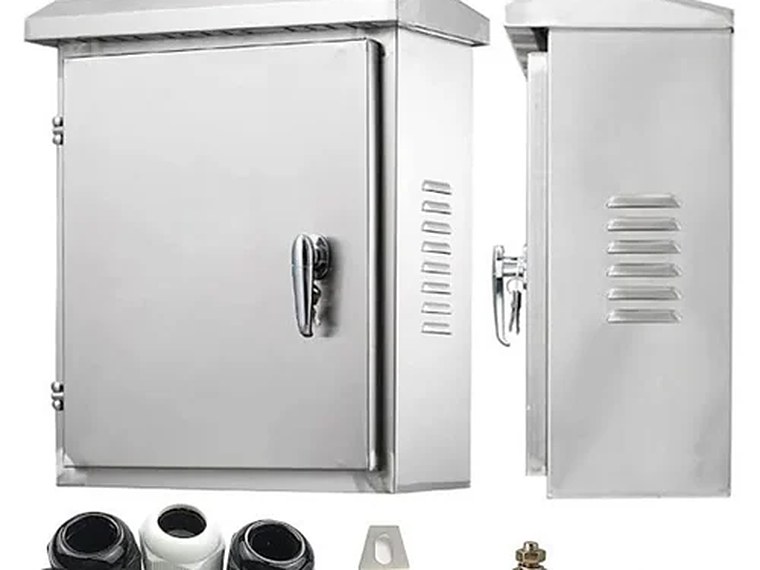 Stainless steel control panel box at J.K. Fabricaters